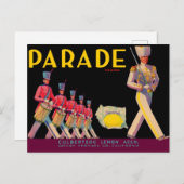 1930s Etiket op citroenkrat Briefkaart (Voorkant / Achterkant)