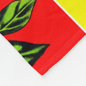 1930s Etiket van atlete-vruchten Fleece Deken (Hoek)