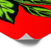 1930s Etiket van atlete-vruchten Poster (Hoek)