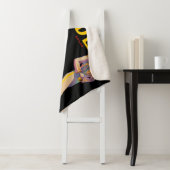 1930s Etiket voor citroengraat op parade Sherpa Deken (In situ)