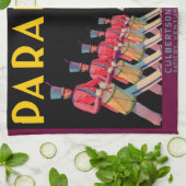 1930s Etiket voor citroengraat op parade Theedoek (Gevouwen)