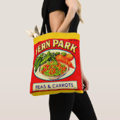 1930s Fern Park erwten en wortelt Tote Bag (Dichtbij)