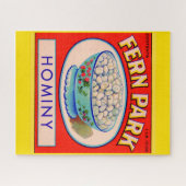 1930s Fern Park hominy grits label Legpuzzel (Horizontaal)
