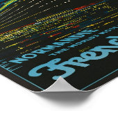  1930's Franse lijn stoomschip Cruise Ocean Poster (Hoek)