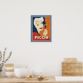 1930's French Picon Apertif Ad- 16x20 Poster (Keuken)