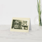 1930'S HAM RADIO OPERATOR SETUP AMATUER FOTOGRAPH KAART (Voorkant)