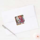 1930s  Happy Birthday-kleindochter Vierkante Sticker (Envelop)