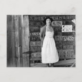 1930s het Collectie van het Bord van de Vergunning Briefkaart (Voorkant)