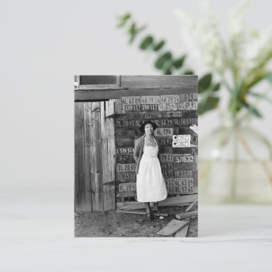 1930s het Collectie van het Bord van de Vergunning Briefkaart (Staand voorkant)