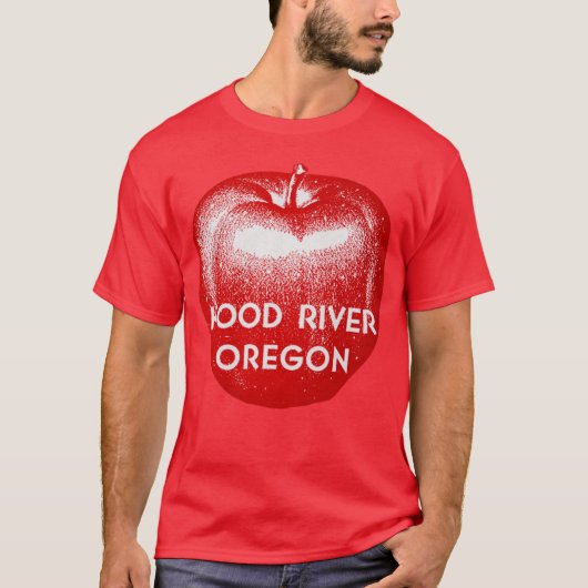 1930s Hood River Oregon Appels T-shirt (Voorkant)