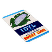 1930s Idyl Sweet Corn label Magneet (Rechterzijde)