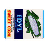 1930s Idyl Sweet Corn label Magneet (Horizontaal)