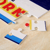 1930s Idyllische Zoete Mais label Legpuzzel (Zijkant)