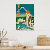 1930's Japan Summer at Miho Peninsula travel Poster (Keuken)