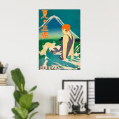 1930's Japan Summer at Miho Peninsula travel Poster (Thuiskantoor)