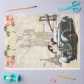 1930's Kaarten Reeks Design 2 Weefselpapier Tissuepapier (Craft)