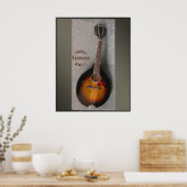 1930's Kalamazoo Mandolin Print (Keuken)