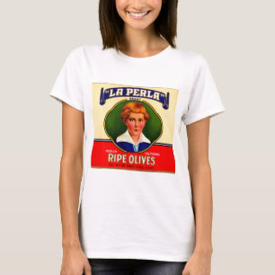 1930s LaPerla Olijflabel T-shirt