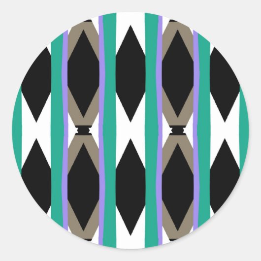 1930s Lift Design Ronde Sticker (Voorkant)