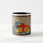  1930S MOTORFIETS COP TIN SPEELGOED Mok (Center)