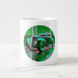 1930's Neon Green Street Rod Grote Koffiekop