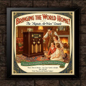 1930s  Radio Console Adverteren Poster