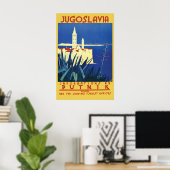 1930s Reisposter Joegoslavië Putnik Poster (Thuiskantoor)
