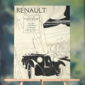 1930s Renault Advertentie van l'illustration Acryl Bord (Neutraal)