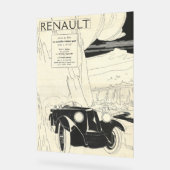 1930s Renault Advertentie van l'illustration Acryl Bord (Hoek)