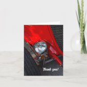 1930's Roadster bedankje Bedankkaart (Voorkant)