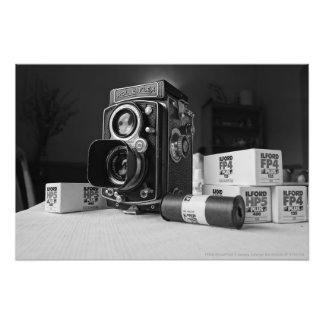 1930s ROLLEIFLEX II-camera Automat 6x6 MODEL RF 11 Foto Afdruk