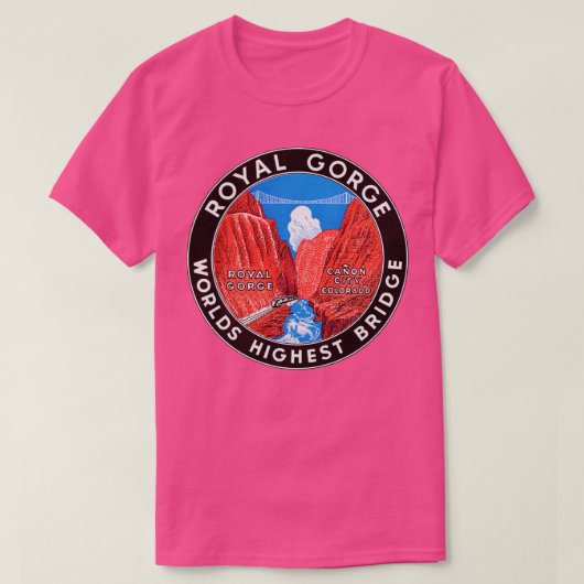 1930s Royal Gorge Bridge T-shirt (Design voorkant)