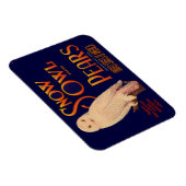 1930s Snow Owl branderperen fruitkrattendruk Magneet (Rechterzijde)