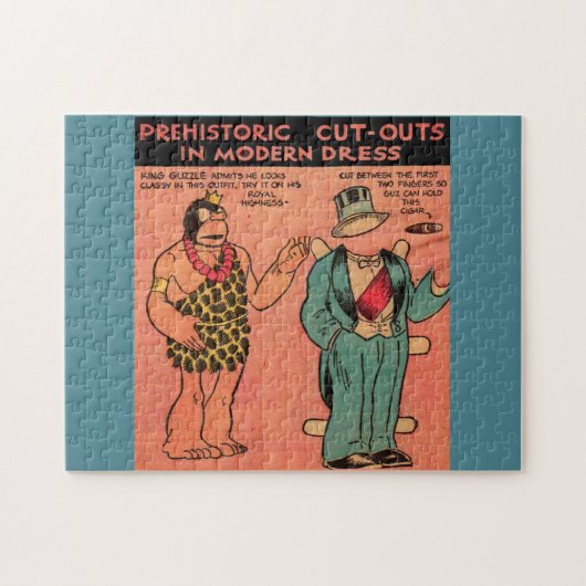 1930s strips grot man papier pop Koning Guzzle Legpuzzel (Horizontaal)