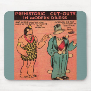 1930s strips grot man papier pop Koning Guzzle Muismat