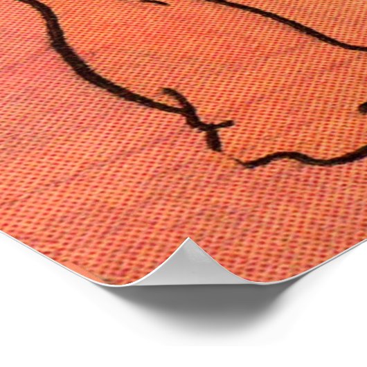 1930s strips grot man papier pop Koning Guzzle Poster (Hoek)