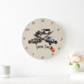 1930s Style Vintage Cars Clock Grote Klok (Huis)