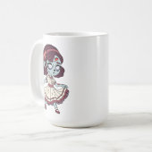 1930s Zombie Meisje Koffiemok (Voorkant links)