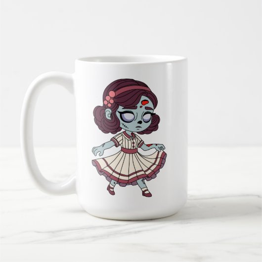 1930s Zombie Meisje Koffiemok (Links)
