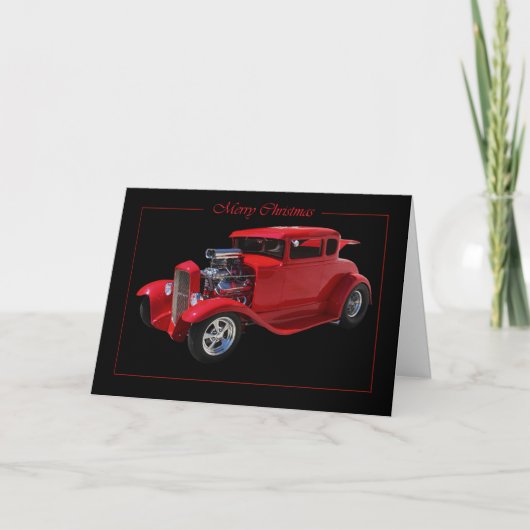 1931 5 raam coupe feestdagen kaart (Voorkant)