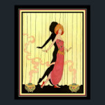 1931 Art Deco "Dancer on Stage" Afdrukken 16x20 Poster<br><div class="desc">Mooi,  1931 Art Deco Afdrukken "Dancer on Stage" 16x20</div>