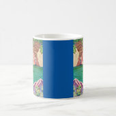 1931 art deco vrouw van een vijver koffiemok (Center)