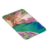 1931 art deco vrouw van een vijver magneet (Rechterzijde)