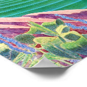 1931 art deco vrouw van een vijver poster (Hoek)