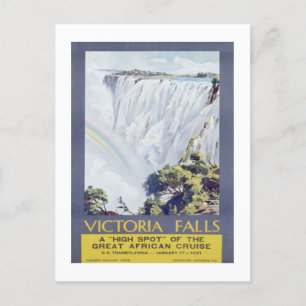 1931 Cunard Line Victoria Herfsten Travel Pos Briefkaart