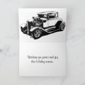 1931 de Coupé van 5 Venster Feestdagen Kaart (Binnen)