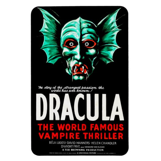 1931 Dracula Poster Magneet (Verticaal)