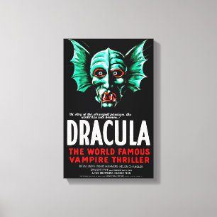 '1931' Dracula Stretched Canvas Print