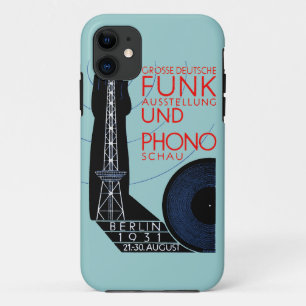 1931 Duitse radio- en muziekuitzending Case-Mate iPhone Case