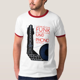 1931 Duitse radio- en muziekuitzending T-shirt